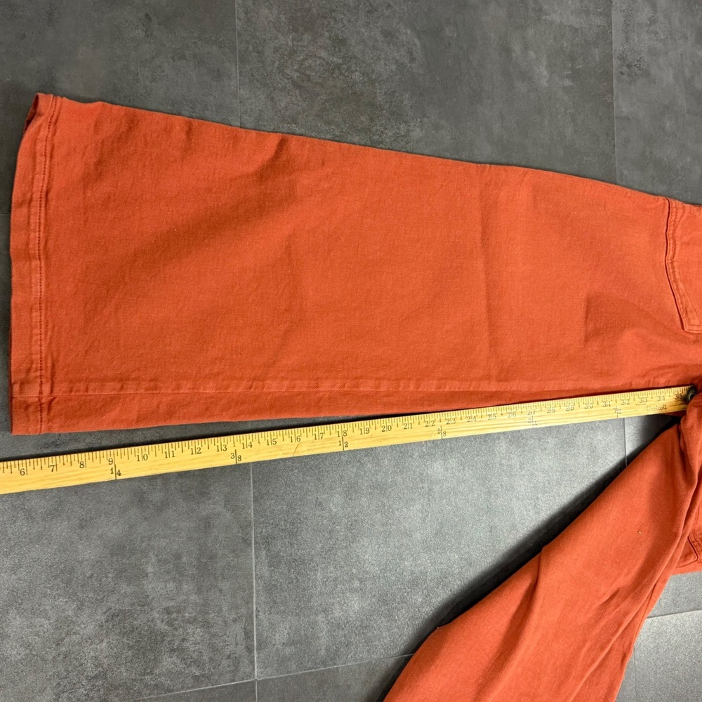Pilcro and the Letterpress The Kit Wide Leg High Rise Utility Style Pants 27 - Picture 8 of 13